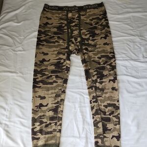 Joe Boxer Men’s Camo Thermals in Olive and Brown